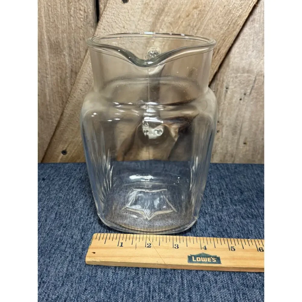 Vintage Federal Glass Starburst Clear 7